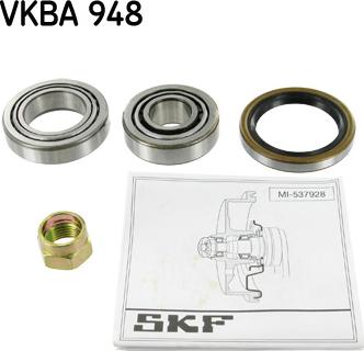 SKF VKBA 948 - Rato guolio komplektas autoreka.lt