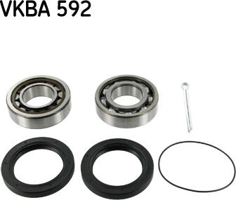 SKF VKBA 592 - Rato guolio komplektas autoreka.lt