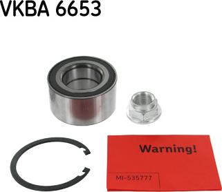 SKF VKBA 6653 - Rato guolio komplektas autoreka.lt