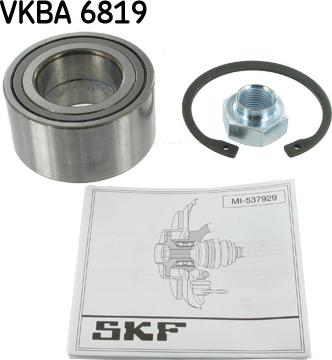 SKF VKBA 6819 - Rato guolio komplektas autoreka.lt