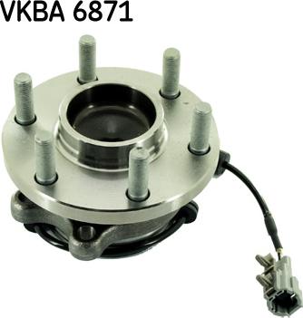 SKF VKBA 6871 - Rato guolio komplektas autoreka.lt
