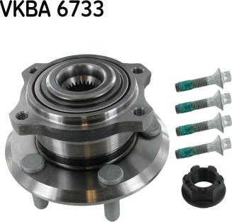 SKF VKBA 6733 - Rato guolio komplektas autoreka.lt