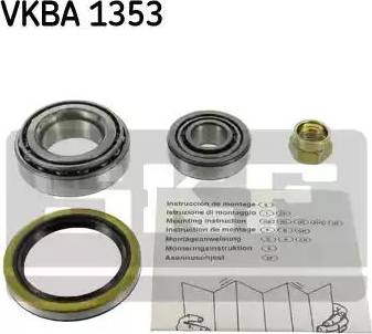 SKF VKBA 1353 - Rato guolio komplektas autoreka.lt