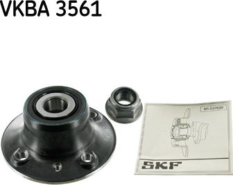 SKF VKBA 3561 - Rato guolio komplektas autoreka.lt