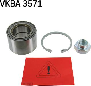 SKF VKBA 3571 - Rato guolio komplektas autoreka.lt