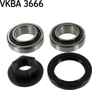 SKF VKBA 3666 - Rato guolio komplektas autoreka.lt