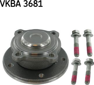 SKF VKBA 3681 - Rato guolio komplektas autoreka.lt
