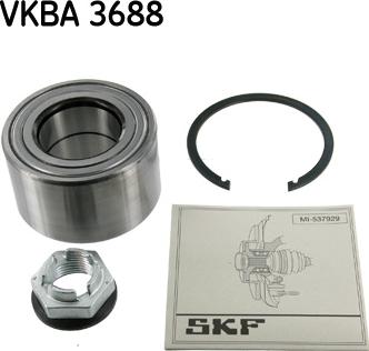 SKF VKBA 3688 - Rato guolio komplektas autoreka.lt