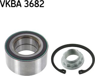 SKF VKBA 3682 - Rato guolio komplektas autoreka.lt