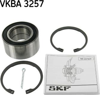 SKF VKBA 3257 - Rato guolio komplektas autoreka.lt