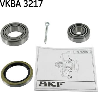 SKF VKBA 3217 - Rato guolio komplektas autoreka.lt