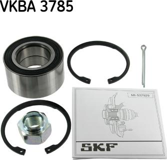 SKF VKBA 3785 - Rato guolio komplektas autoreka.lt