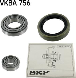 SKF VKBA 756 - Rato guolio komplektas autoreka.lt