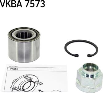 SKF VKBA 7573 - Rato guolio komplektas autoreka.lt