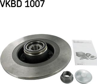 SKF VKBD 1007 - Stabdžių diskas autoreka.lt