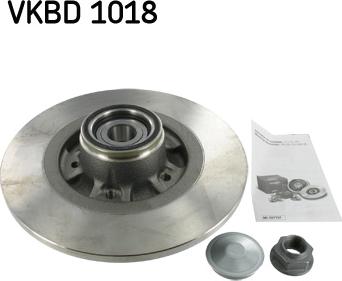 SKF VKBD 1018 - Stabdžių diskas autoreka.lt