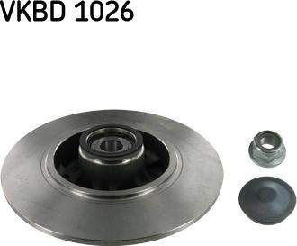 SKF VKBD 1026 - Stabdžių diskas autoreka.lt