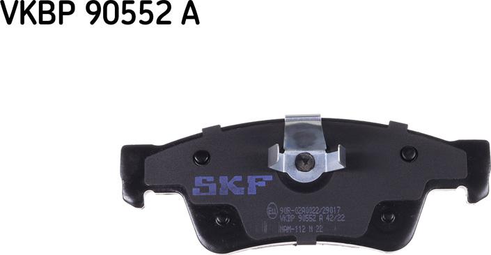 SKF VKBP 90552 A - Stabdžių trinkelių rinkinys, diskinis stabdys autoreka.lt