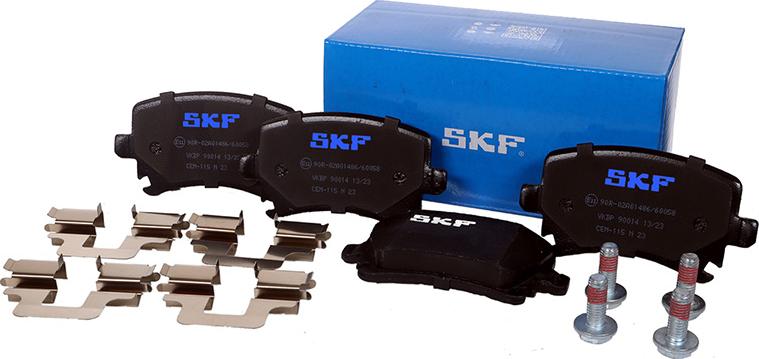 SKF VKBP 90014 - Stabdžių trinkelių rinkinys, diskinis stabdys autoreka.lt