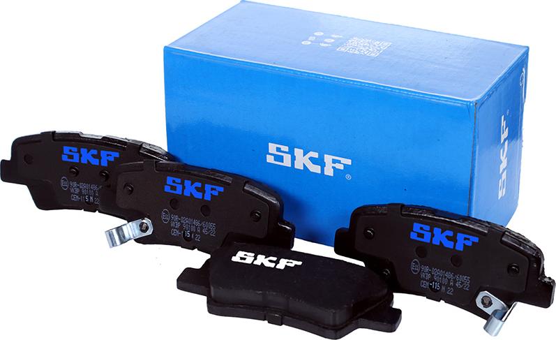 SKF VKBP 90100 A - Stabdžių trinkelių rinkinys, diskinis stabdys autoreka.lt