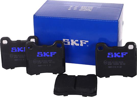 SKF VKBP 90302 - Stabdžių trinkelių rinkinys, diskinis stabdys autoreka.lt