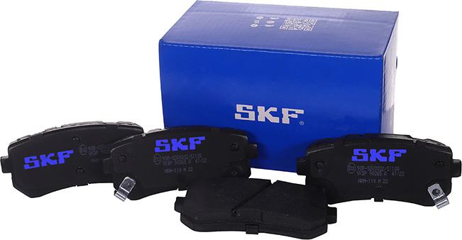 SKF VKBP 90265 A - Stabdžių trinkelių rinkinys, diskinis stabdys autoreka.lt