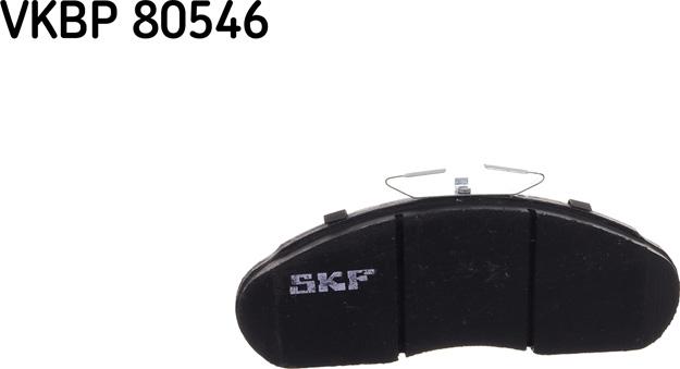 SKF VKBP 80546 A - Stabdžių trinkelių rinkinys, diskinis stabdys autoreka.lt