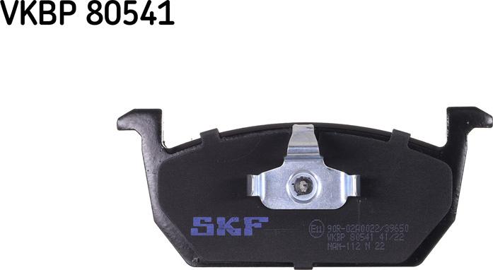 SKF VKBP 80541 - Stabdžių trinkelių rinkinys, diskinis stabdys autoreka.lt