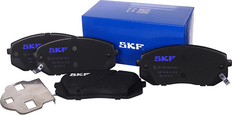 SKF VKBP 80106 A - Stabdžių trinkelių rinkinys, diskinis stabdys autoreka.lt