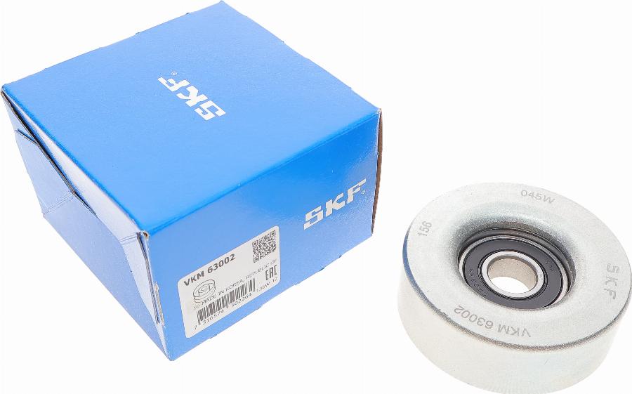 SKF VKM 63002 - Kreipiantysis skriemulys, V formos rumbuotas diržas autoreka.lt