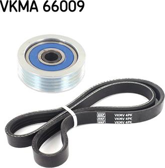 SKF VKMA 66009 - V formos rumbuotas diržas, komplektas autoreka.lt