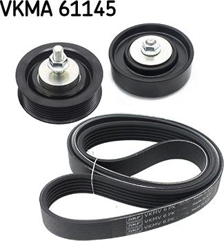 SKF VKMA 61145 - V formos rumbuotas diržas, komplektas autoreka.lt