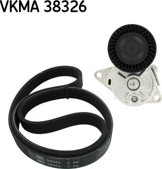 SKF VKMA 38326 - V formos rumbuotas diržas, komplektas autoreka.lt