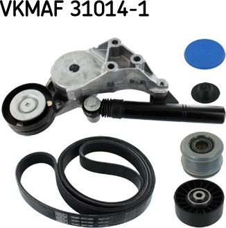 SKF VKMAF 31014-1 - V formos rumbuotas diržas, komplektas autoreka.lt