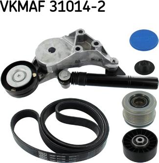 SKF VKMAF 31014-2 - V formos rumbuotas diržas, komplektas autoreka.lt