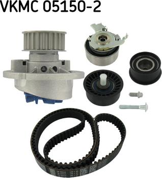 SKF VKMC 05150-2 - Vandens siurblio ir paskirstymo diržo komplektas autoreka.lt