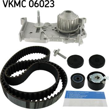 SKF VKMC 06023 - Vandens siurblio ir paskirstymo diržo komplektas autoreka.lt
