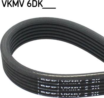 SKF VKMV 6DK1195 - V formos rumbuoti diržai autoreka.lt