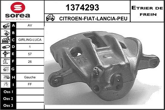 SNRA 1374293 - Stabdžių apkaba autoreka.lt