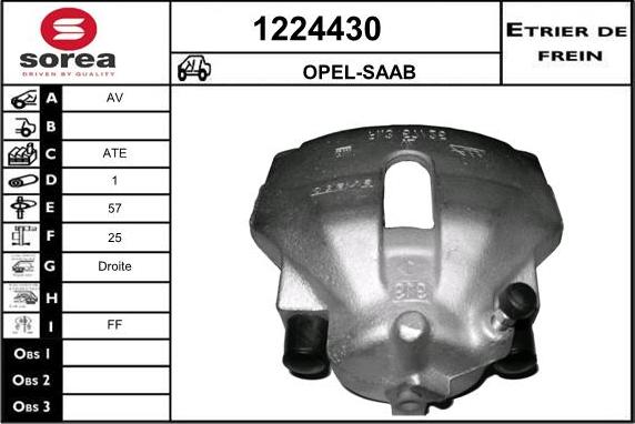 SNRA 1224430 - Stabdžių apkaba autoreka.lt