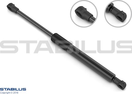 STABILUS 732300 - Dujinė spyruoklė, bagažinė autoreka.lt