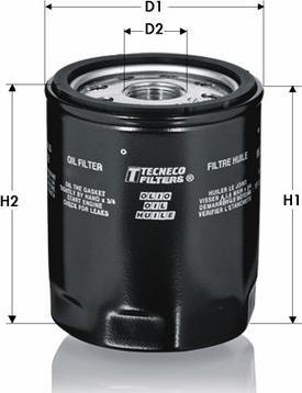 Tecneco Filters OL84/1M - Alyvos filtras autoreka.lt