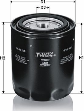 Tecneco Filters OL206 - Alyvos filtras autoreka.lt