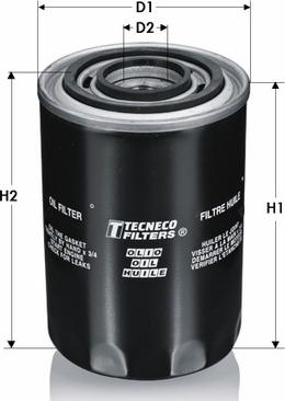 Tecneco Filters OL3003-T/94 - Alyvos filtras autoreka.lt