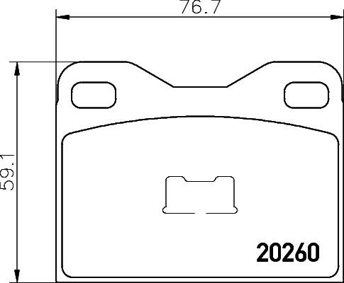 Textar 2026003 - Stabdžių trinkelių rinkinys, diskinis stabdys autoreka.lt