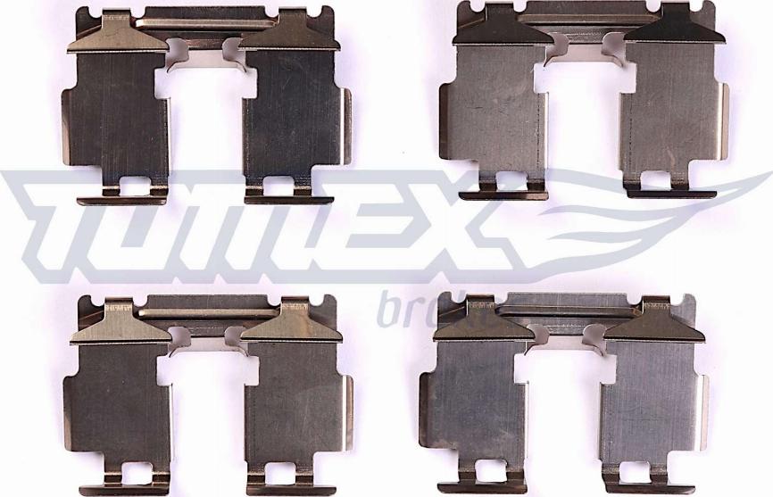 TOMEX brakes TX 44-40 - Priedų komplektas, diskinių stabdžių trinkelės autoreka.lt