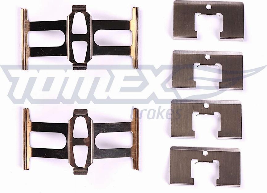 TOMEX brakes TX 44-54 - Priedų komplektas, diskinių stabdžių trinkelės autoreka.lt