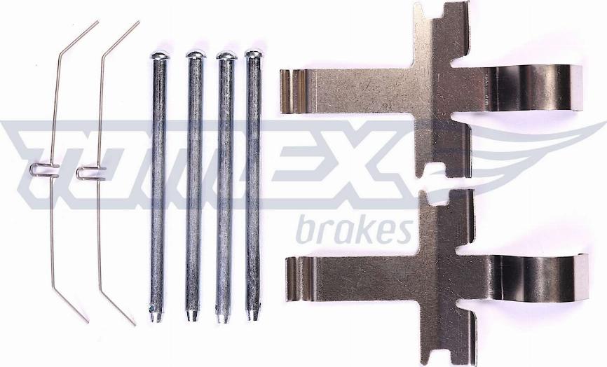TOMEX brakes TX 44-09 - Priedų komplektas, diskinių stabdžių trinkelės autoreka.lt