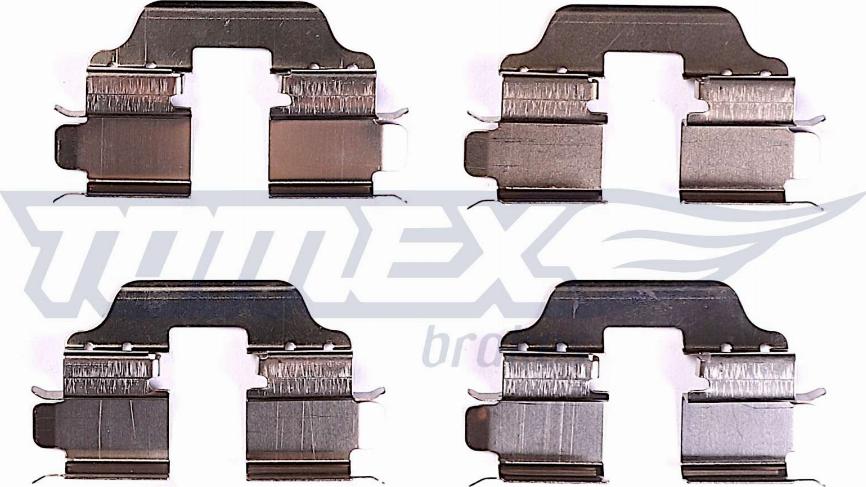 TOMEX brakes TX 44-79 - Priedų komplektas, diskinių stabdžių trinkelės autoreka.lt