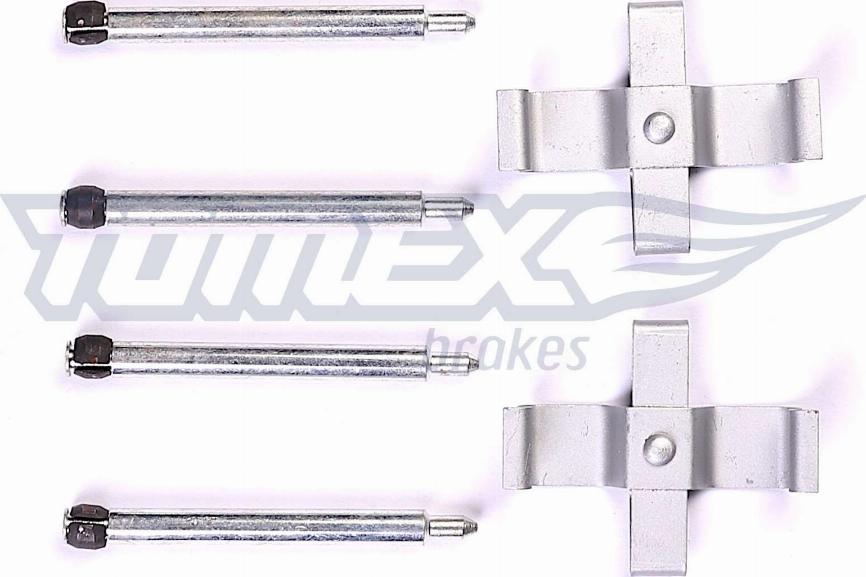 TOMEX brakes TX 44-78 - Priedų komplektas, diskinių stabdžių trinkelės autoreka.lt
